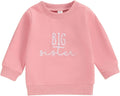 Big Sis Toddler Girl Pink Sweatshirt 3-4T
