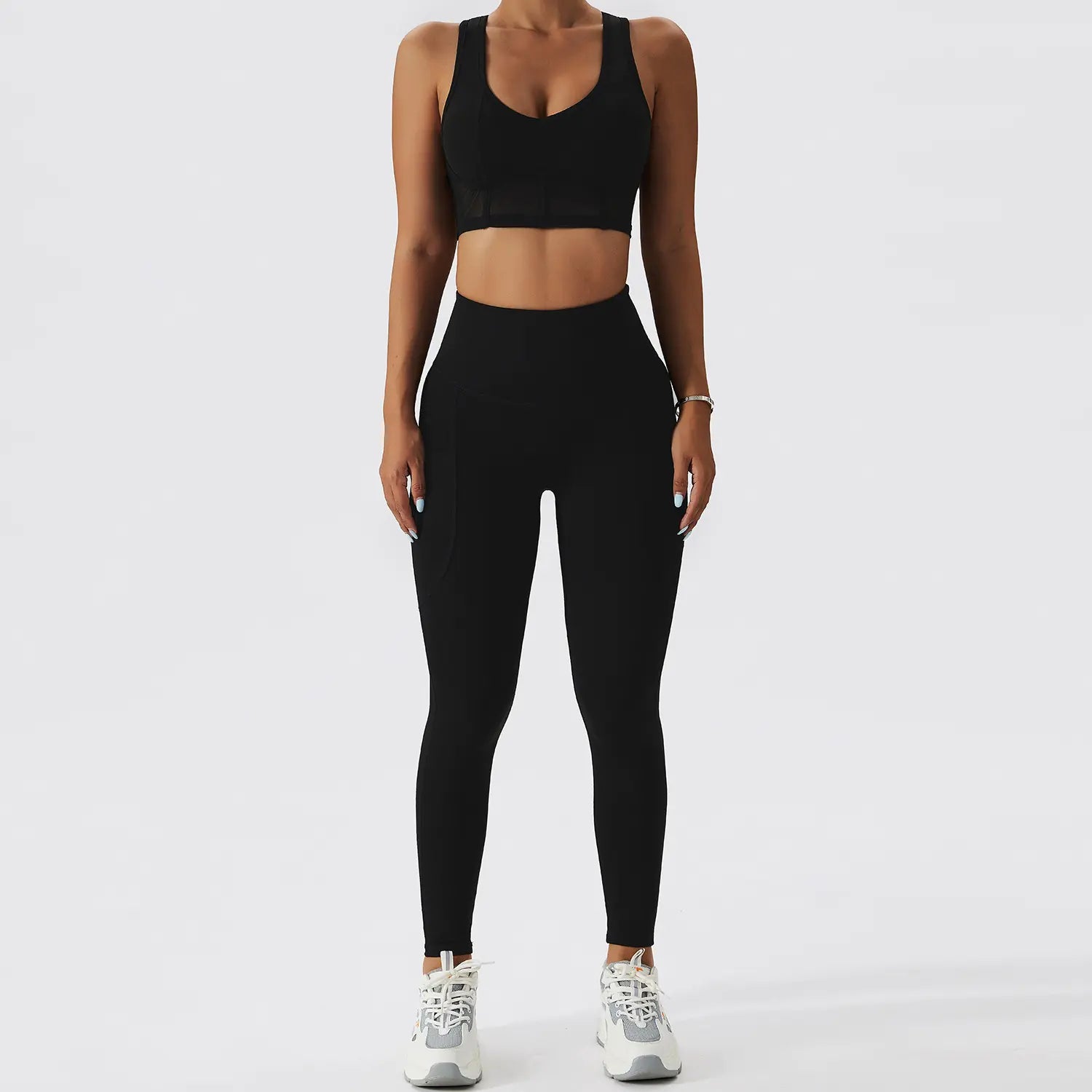 Chic Women's Nude Fitness Set