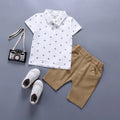 Boys' Summer Cotton Tee & Shorts Set
