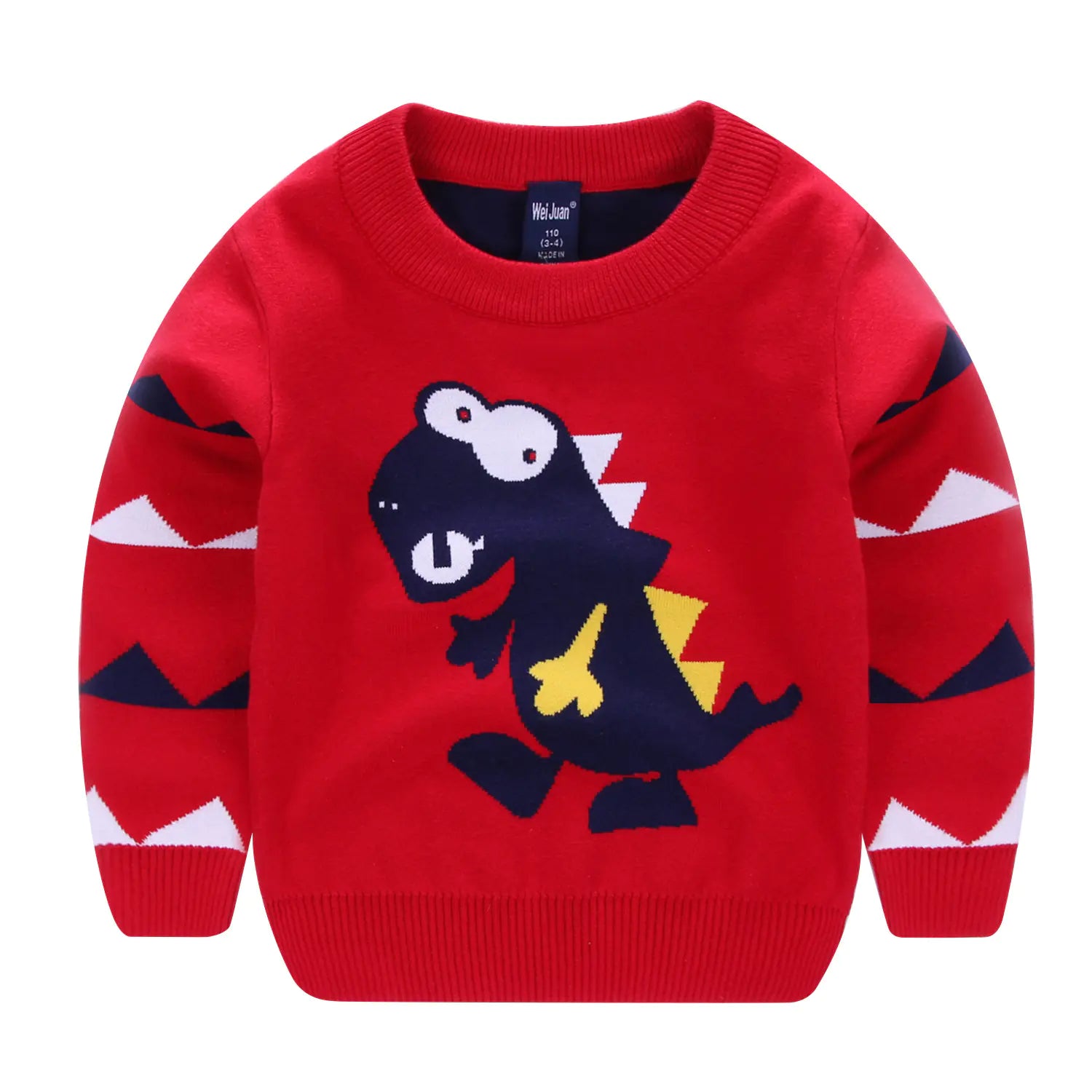 Boys' Versatile Dinosaur Sweater