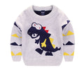 Boys' Versatile Dinosaur Sweater