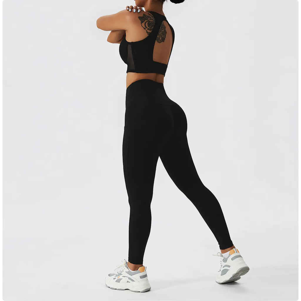 Chic Women's Nude Fitness Set