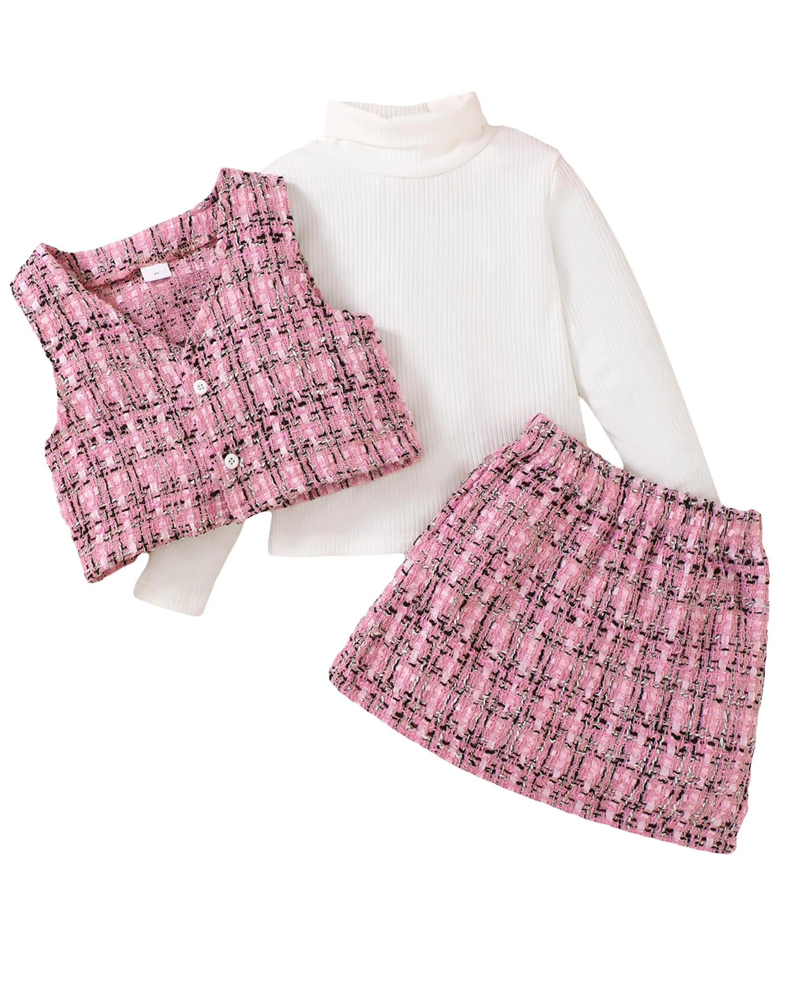 FALLIZZY Toddler Girl 3-Piece Winter Outfit Set